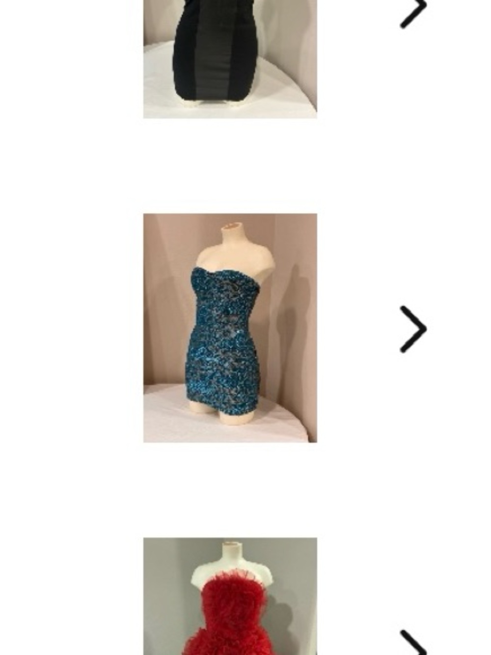 Strapless Teal Sequin Mini Dress
